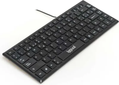 Produktbild von iggual IGG317082, 60%, Kabelgebunden, USB, QWERTY, Schwarz