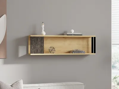 Immagine prodotto di Skye Decor, Meedo - Atlantic, mensola a muro, pino atlantico, 100% pannelli truciolari rivestiti in melamina, 100 x 20 x 29 cm