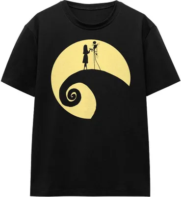 Produktbild von The Nightmare Before Christmas - T-Shirt für Herren/Damen Uni TV17293 (M) (Schwarz)