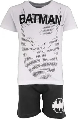 Produktbild von DC Comics Batman Kinder kurz Pyjama Schlafanzug – 134