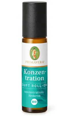 Produktbild von PRIMAVERA Konzentration Duft Roll-On Bio, 10 ml Lösung