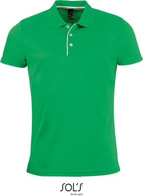 Produktbild von SOLs 01180 | Mens Sports Polo Shirt Performer - Farbe: Kelly Green - Größe: M