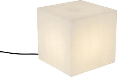 Zdjęcie produktu dla Nowoczesna lampa zewnętrzna biała 30 cm kwadratowa IP44 - Nura