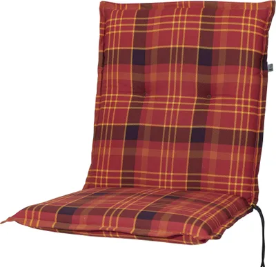 Produktbild von Auflage Niederlehner Milano 2393 rot-gelb kariert 102x49x6 cm KETTtex