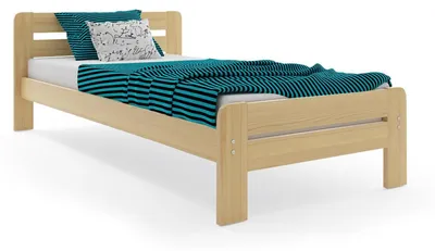 Produktbild von BMS Jugendbett Dallas Kiefer mit Matratze 90x200 cm