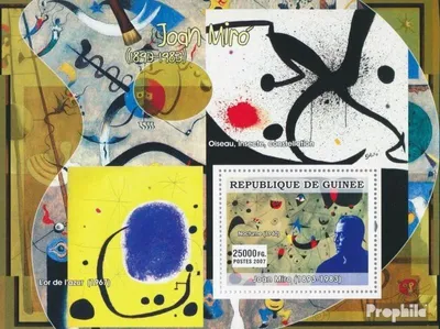 Produktbild von Briefmarken Guinea 2007 Mi Block 1298 (kompl. Ausgabe) postfrisch Miro