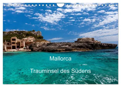 Produktbild von Mallorca - Trauminsel des Südens (Wandkalender 2027 DIN A4 quer), CALVENDO Monatskalender