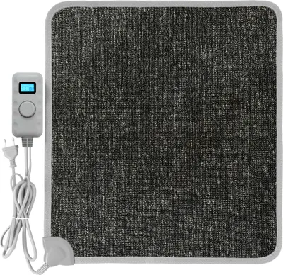 Immagine prodotto di Tappeto riscaldante per piedi 50x55cm Tappeto riscaldante per piedi a infrarossi 40° grigio con timer