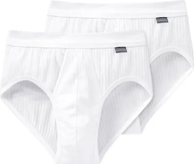 Produktbild von Schiesser Herren 2 er Pack Sportslip Gr. 5  weiss