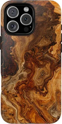 Produktbild von Edle Maserholz-Optik – Hülle Kompatibel mit iPhone 16 Pro Max