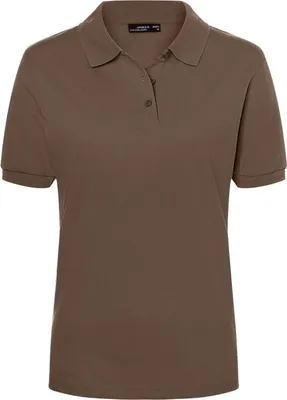 Produktbild von James & Nicholson Damenpoloshirt Classic, Gr. M,braun