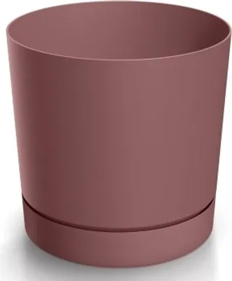 Produktbild von Topf mit marsala Kunststoffboden 23,9 cm Tubo
