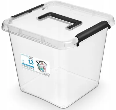 Produktbild von ORPLAST SimpleStore Aufbewahrungsbox mit Griff, 13 L, Transparent