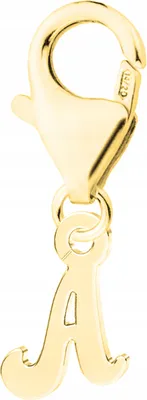 Produktbild von Goldanhänger mit Anfangsbuchstaben Symbol Buchstabe Initiale A SILBER 925