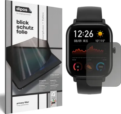 Produktbild von Blickschutzfolie für Huami Amazfit GTS matt Schutzfolie Folie Display Schutz dipos