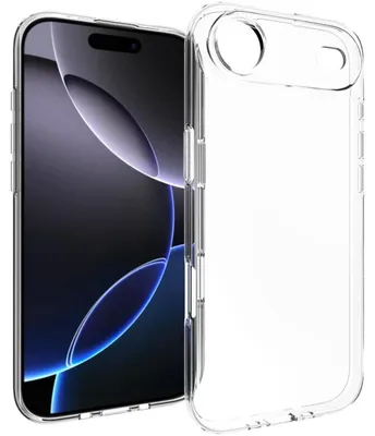 Produktbild von Mobigear Basics, transparente Schutzhülle für iPhone, flexible TPU-Hülle, durchsichtig