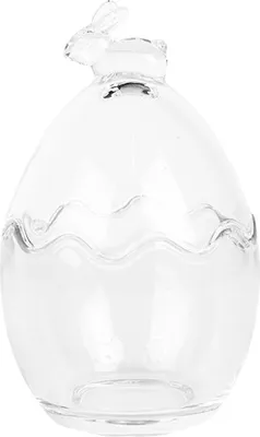 Produktbild von Clayre & Eef Glastopf Ø 11x17 cm Transparant Glas