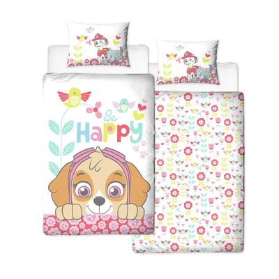 Produktbild von Paw Patrol Wende-Bettwäsche Bright 135 x 200 cm / 48 x 74 cm