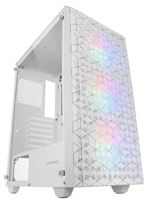 Productafbeelding van Mars Gaming MC-MAG, Midi-tower, PC-behuizing, Wit, ATX, Micro ATX, Mini-ITX, Geschikt voor gaming, Diverse functies