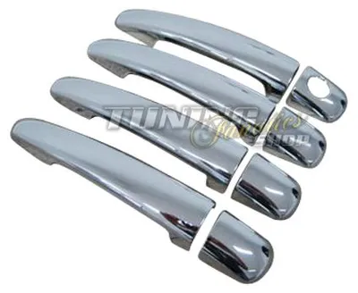 Image de Poignée de porte chromée pour Peugeot 207 308 407 Citroën C4