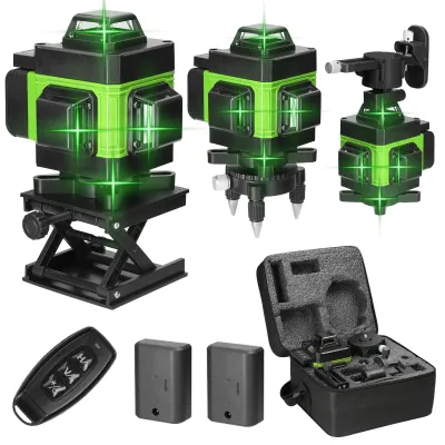 Produktbild von 4D-Laser-Niveau, 16 Laserlinien, selbstnivellierendes System, GR
