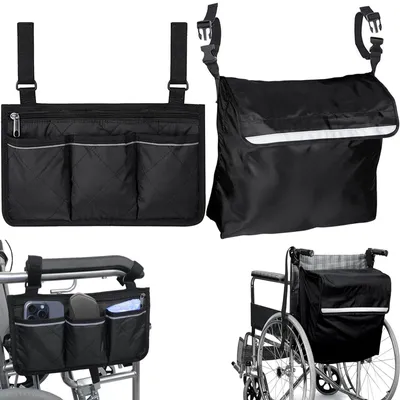 Image de Omgoods - Sac à dos étanche pour fauteuil roulant et déambulateur, lot de 2