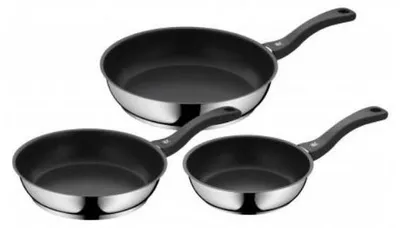 Produktbild von WMF Devil, Edelstahl, Edelstahl, Edelstahl, Schwarz, Kunststoff, 260 °C