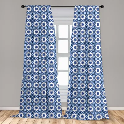 Produktbild von Abakuhaus, Fenstervorhänge, marokkanische Traditional, 2-Panel-Set, 150 x 175 cm