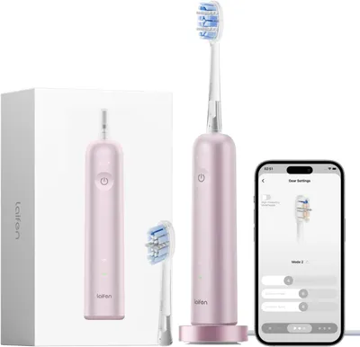 Produktbild von Laifen Wave Pro Elektrische Schallzahnbürste mit 66.000 Vibrationen, App-Steuerung, Drucksensor und 70 Tage Akku