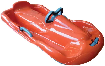 Produktbild von Sulov® Plastikbob mit Lenkrad, FUN, orange
