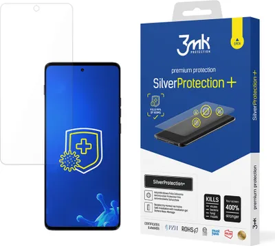 Produktbild von 3mk Display Antimikrobielle Schutzfolie SilverProtection+ für Motorola Edge 2024 0,21mm Self-Heal