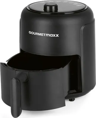 Immagine prodotto di GourmetMAXX Friggitrice ad aria 2,3L, forno ad aria, grill e friggitrice, 1000W, con timer - Friggitrice ad aria, utensile da cucina, per cuocere patatine, verdure e snack