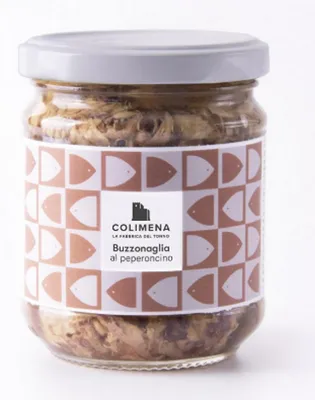 Immagine prodotto di Buzzonaglia di tonno al peperoncino 180 gr. - Colimena
