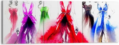 Produktbild von Bild auf Leinwand - Leinwandbild - Fotomodell Frau - 150x50cm - Wand Bild - Wanddeko - Wandbilder - Leinwanddruck - Bilder - Kunstdruck - Wanddekoration - Leinwand bilder - Wandkunst - CA150x50-3651