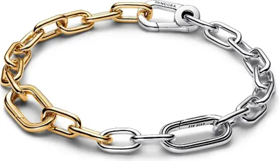 Image de Bracelet à maillons pour femme, argent sterling, finition IP or, de PANDORA ME