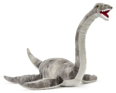 Image de Zappi Co : Peluche douce et rembourrée pour enfants, représentant un plésiosaurier (dinosaures). Peluche (48 cm de longueur). Collection d'animaux de safari. Ours en peluche idéal pour les nouveau-nés et les tout-petits