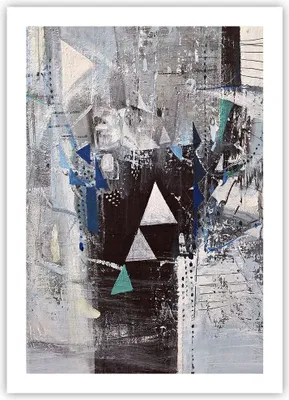 Produktbild von Poster - Poster ohne Rahmen - Abstraktion modern - 50x70 cm - Wand Bild - Wanddeko - Wandbilder - Kunstposter - Wandposter - Bilder - Kunstdruck - Wanddekoration - Wandbild - P2XPA50x70-4006