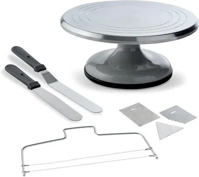Produktbild von Drehbarer Tortenteller Aluminium 1 Stück
