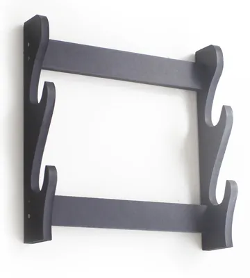 Produktbild von Holzständer für 2 Katanas Wanddisplay Schwert Säbel