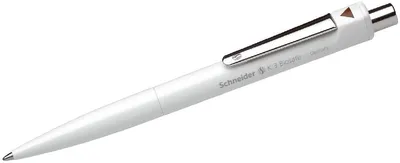 Produktbild von Kugelschreiber K 3 Biosafe Druckmechanik M braun Schaftfarbe: weiß Packung mit 10 Stück