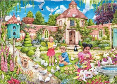 Immagine prodotto di Gibsons Puzzle La Colombaia 1000 pezzi in cartone colorato sostenibile