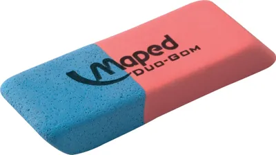 Image de Maped Kautschuk-Radierer Duo-Gom, mittel, blau/rot