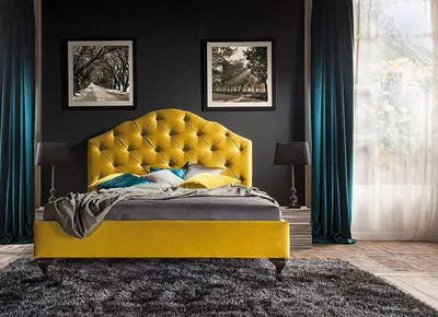 Produktbild von Designer Bett Betten Ehebett Doppelbett Polsterbett Lederbett - Model CL-4A
