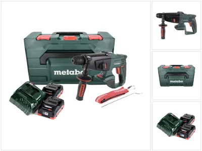 Produktbild von Metabo KHA 18 LTX, Schwarz, Grün, 2,4 cm, 1100 RPM, 2,2 J, 4000 BPM, 1,3 cm