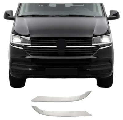 Image de Baguettes de Phare Avant pour VW T6.1 Transporter tout 2019-2024 chromé inoxy, Image générée par une IA