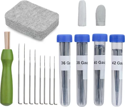 Produktbild von INF Nadelfilz-Set für Anfänger mit Filznadeln