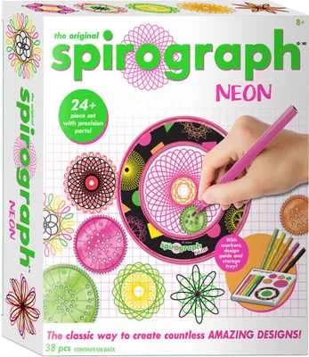 Produktbild von Spirograph Neon, Spirograph für Kinder, 5 Jahr(e), Mehrfarbig