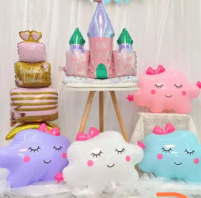 Produktbild von Folien-Standballon SCHLOSS Geburtstag 83x88cm