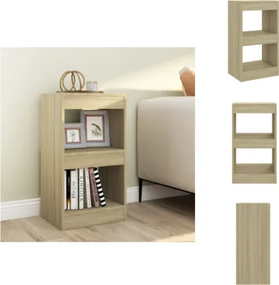 Produktbild von vidaXL Bücherregal/Raumteiler Sonoma-Eiche 40×30×72 cm -  Bücherregale & Bücherschränke