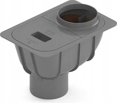 Produktbild von Bryza | Regenwasserablauf - 110 mm - Graphit - Universell - PVC - Schutz vor Verschmutzung